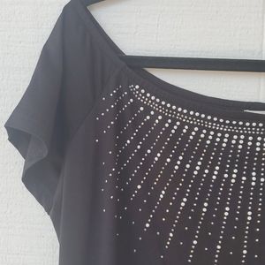 SAY WAHT? Women's Off Shoulder Blingy Dress